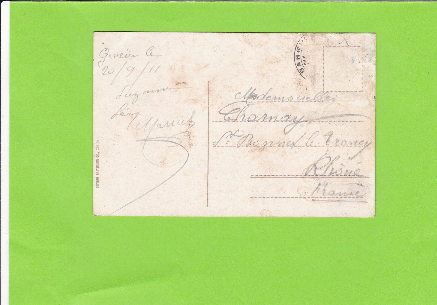 Cartoline postali: Neuchâtel-Château – Usato da St. Peterzell venduto da neckertal 1