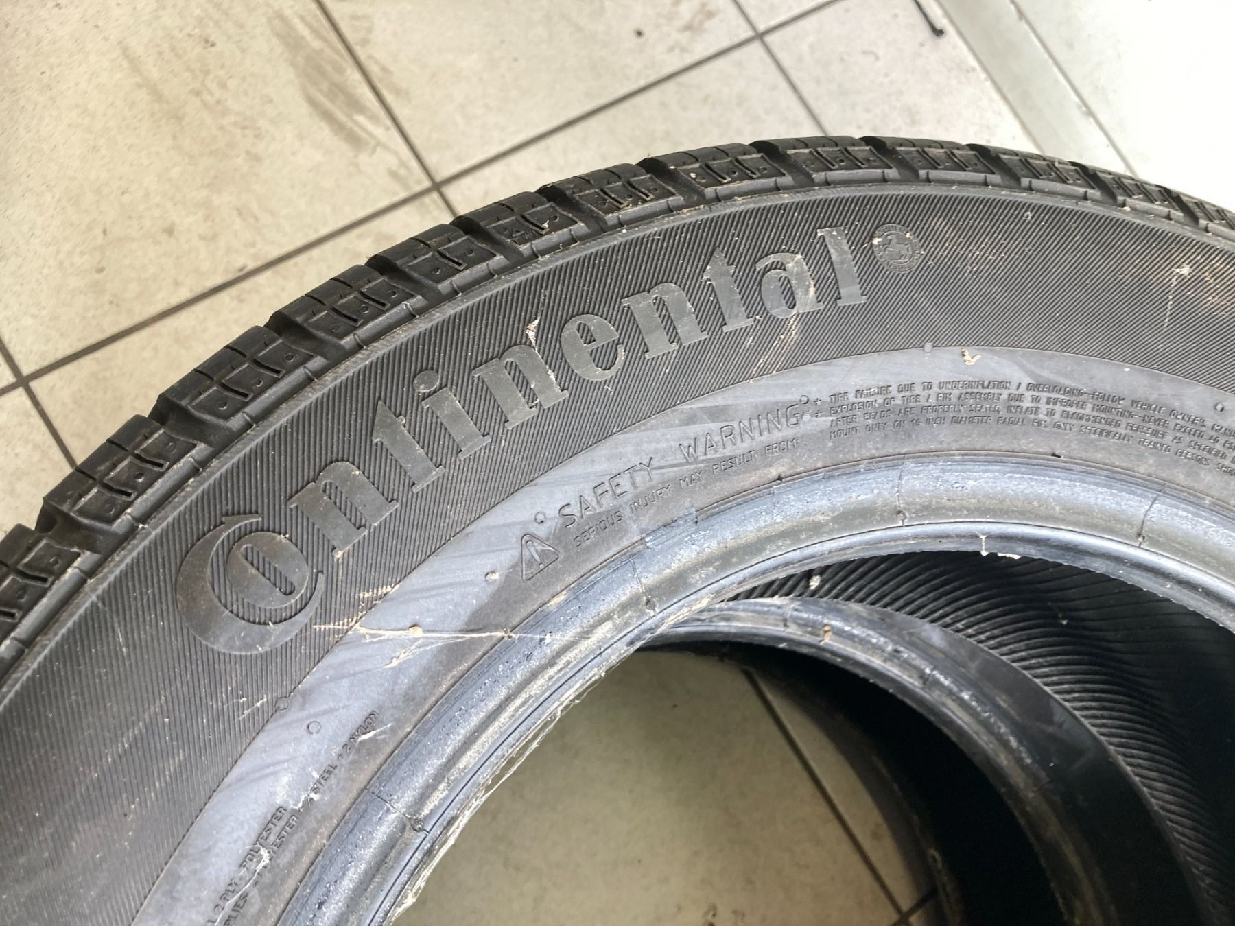 Continental Pneumatici & Ruote complete: 225/60R16 Sommerpneu – Usato da Cham venduto da WB2223 2