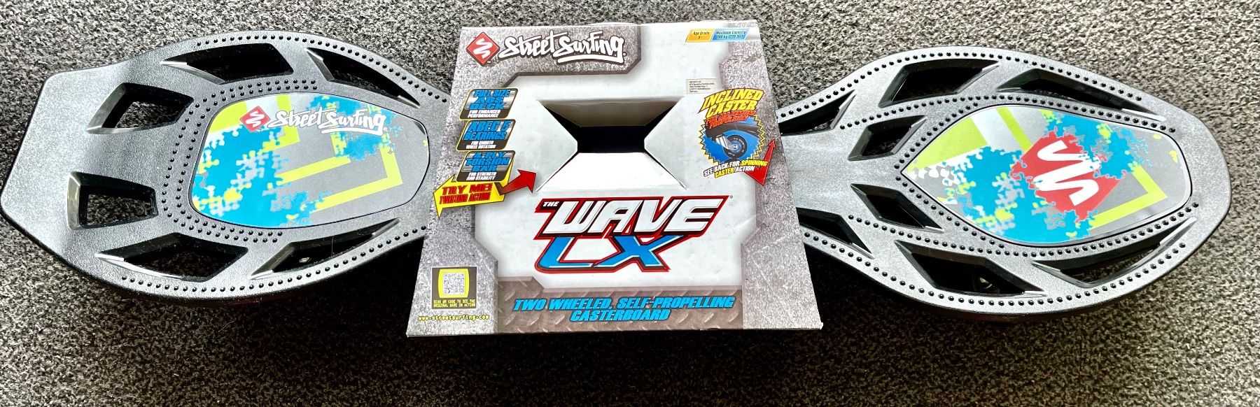 Skateboards: NEU Waveboard XL Street Surfing, Abec 5 – Nuovo e nell'imballaggio originale da Winterthur venduto da Butzel