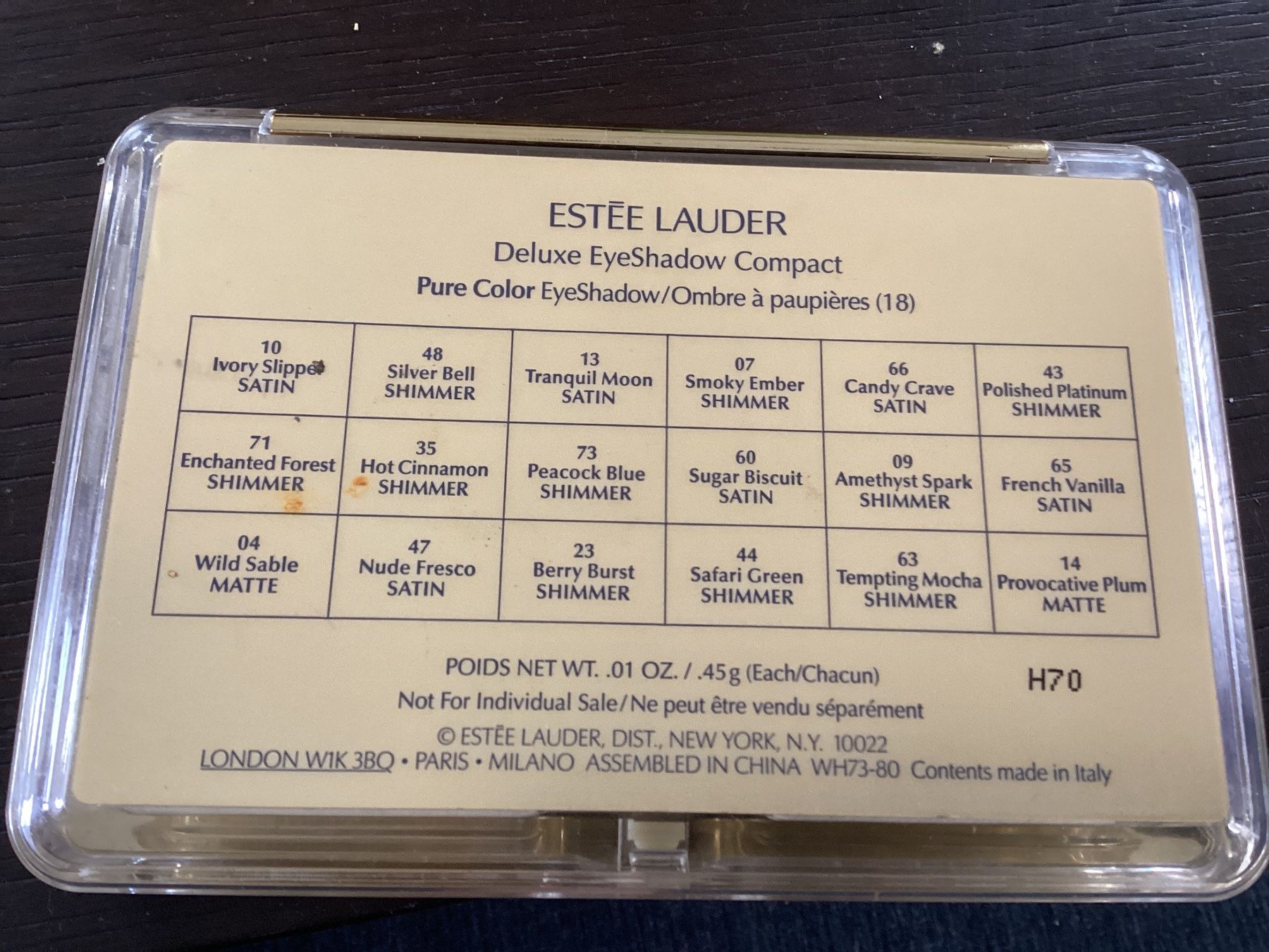 Estée Lauder Make-up: Estée Lauder  18 Deluxe eyeshadow compact – Neu (gemäss Beschreibung) aus Bursinel von don_ccb9 2