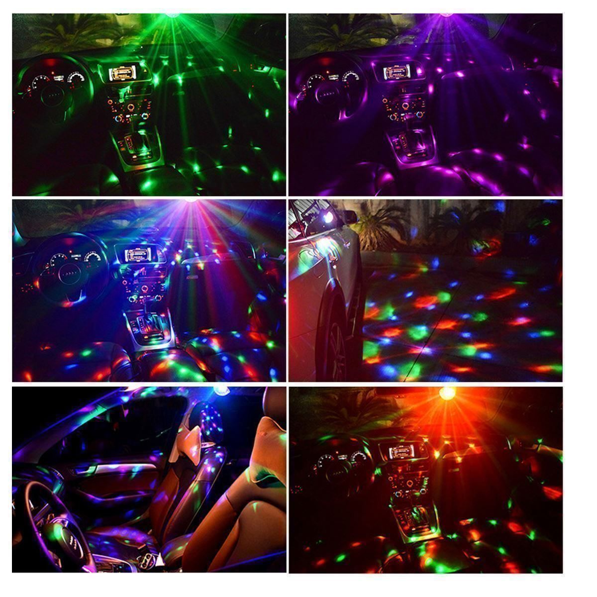 Lampade: 2x LED Discokugel Discolampe Party Licht – Nuovo (secondo la descrizione) da Thun venduto da Laoye 1