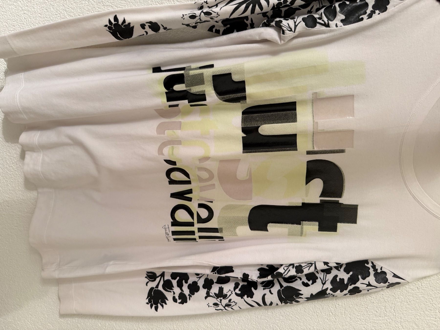 Roberto Cavalli Camicette: Just Cavalli Longsleeve Shirt - Flowered Design - Size S – Usato da Oberglatt ZH venduto da Sale12 1