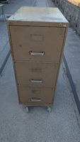 Vintage Metall-Büroschrank, 3 Schubladen