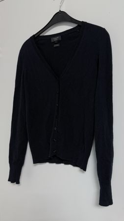 Cardigan MANOR Femme XS, 100% Cachemire Bio, Marine