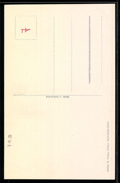 Cartoline postali: AK Chur, St. Martin gegen Calanda – Usato da Berlin venduto da bartko-reher 1