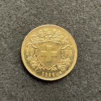 20 Franken Gold Vreneli 1900