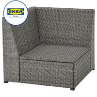 IKEA SOLLERÖN Eckelement/außen, dunkelgrau NEU/OVP 20424593