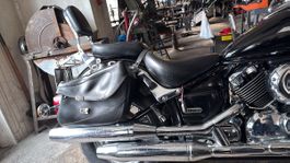 Yamaha XVS 650 ,Rückenlehne mit Seitentaschen