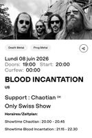 Ticket - Blood Incantation - 08.06.2026 - Fribourg