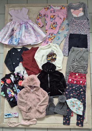 Kleiderset Kleiderpaket Mädchen 104/110