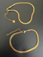 Armband + Fusskette Kori gold