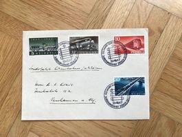 1947, 100 Jh. CH-Eisenbahnen, Ausgabetag