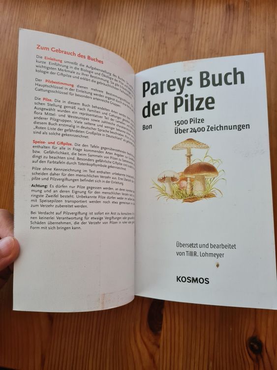 Pareys Buch Der Pilze Von Marcel Bon Pilze Pilzbuch Kaufen Auf