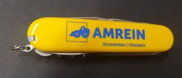 2 Victorinox Sackmesser der Fa. AMREIN + CREDIT SUISSE