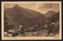 AK Finshauts, Panorama mit Hotel