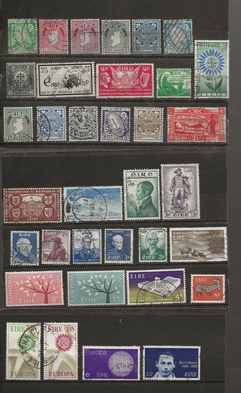 Tutti i francobolli: Irlande Lot 01 1922 .... – Usato da Sion venduto da PierreP01