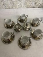 8-teiliges Espresso Set aus Zinn