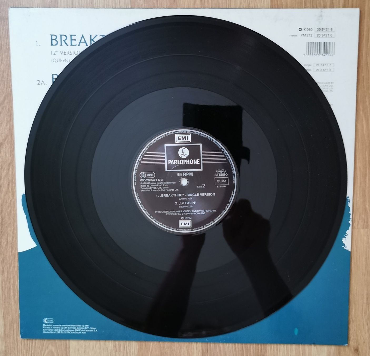 Vinyles: Queen - Breakthru Vinyl Maxi-Single 1989 – D'occasion à Birsfelden par dsc_f8gx 2