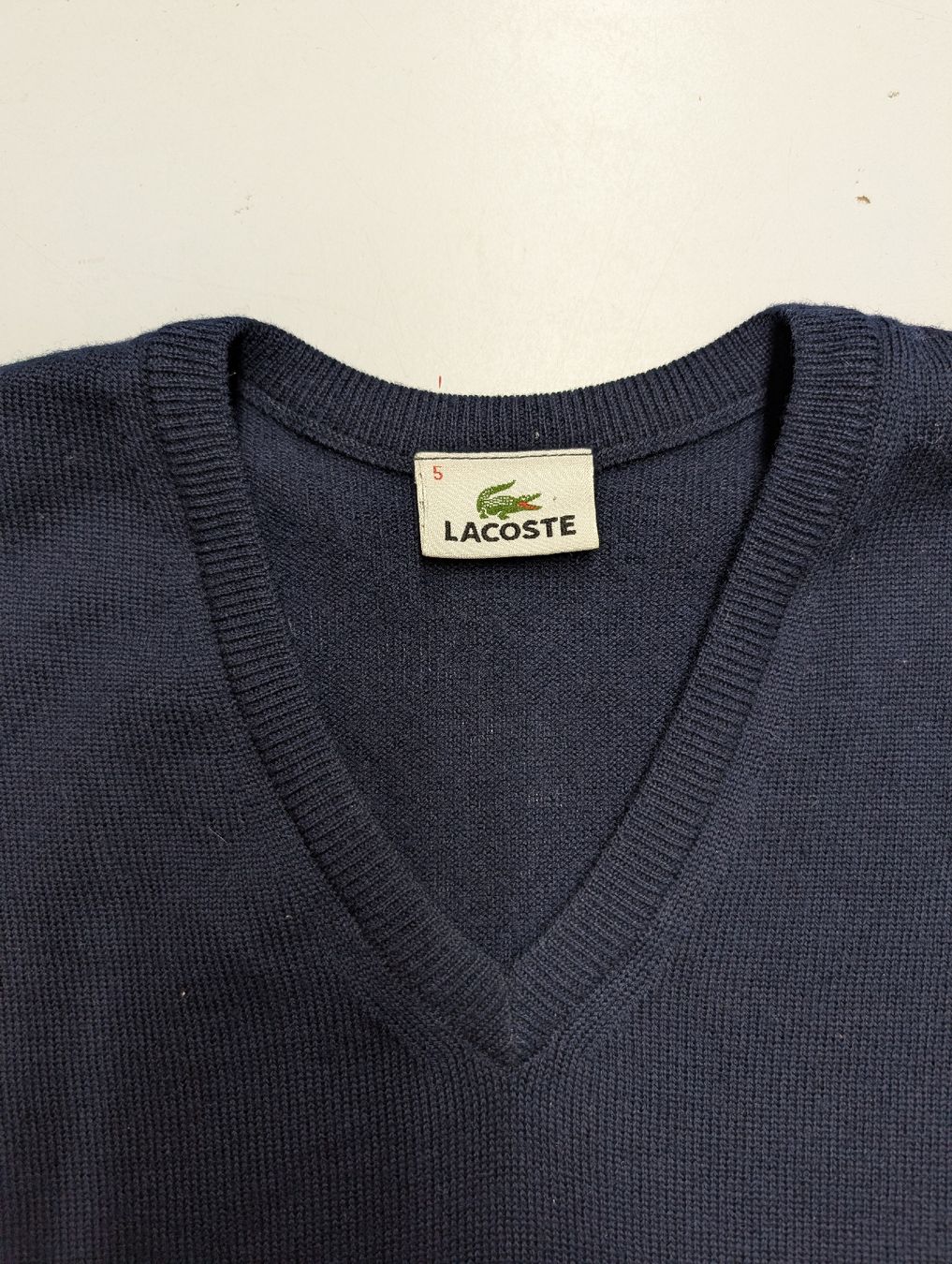 Lacoste Pullover & Sweatshirts: Lacoste Pullover, 100% Schurwolle, Grösse L, dunkelblau – Gebraucht aus Fislisbach von HurtiBrocki 1