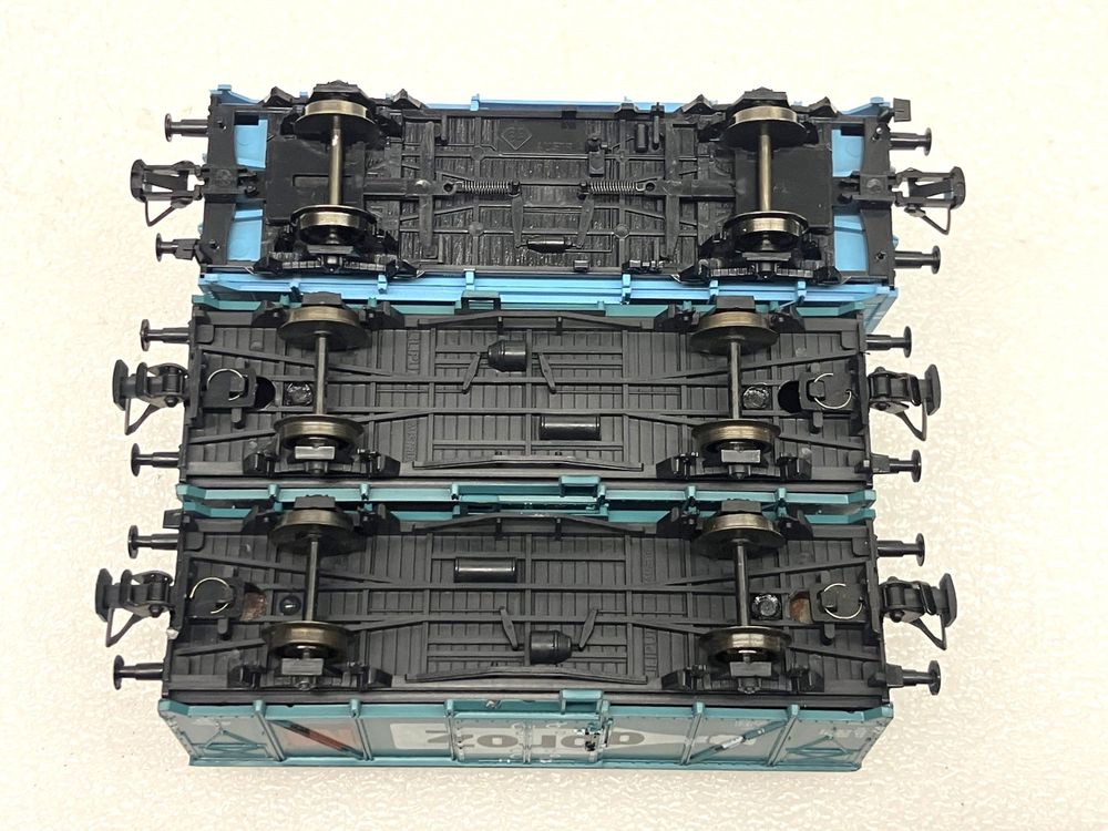 Roco Modelleisenbahnen: Roco 46842-Liliput H0= 3x Güterwagen SBB aproz MIGROS – Gebraucht aus Thun von retoolinoo 6