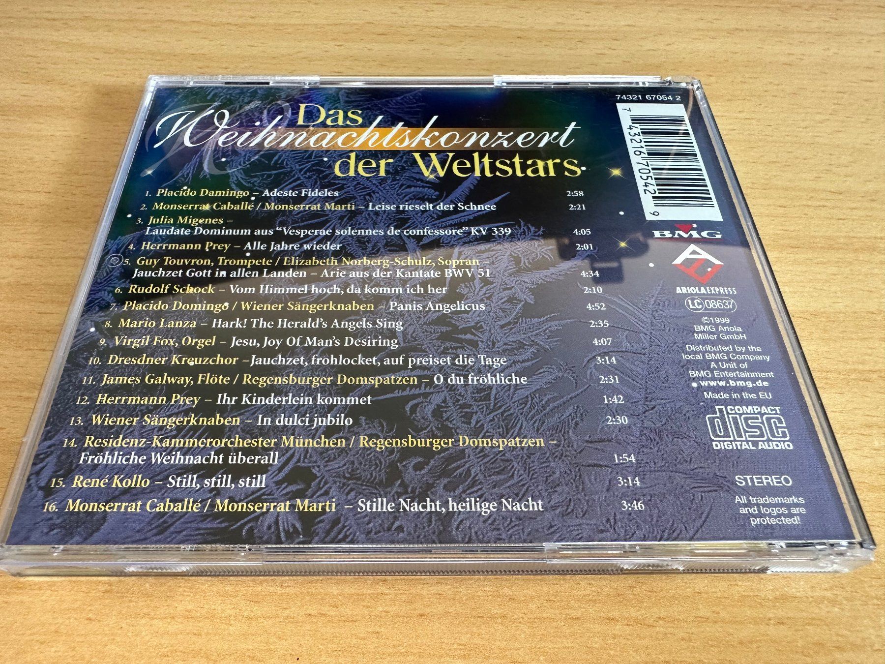 CD: Various – Das Weihnachtskonzert Der Weltstars – Usato da Rikon im Tösstal venduto da Alpenmutz 1