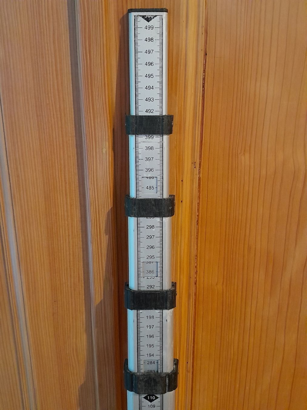 Misurare: Messlatte Nivellierlatte Teleskop 5 m – Usato da Flaach venduto da Jkari 8