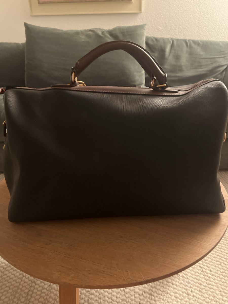 Dunhill Borse: Dunhill Weekender grün – Usato da Zürich venduto da nabisco 6