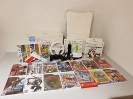 Nintendo Wii inkl. 23 Games & Zubehör