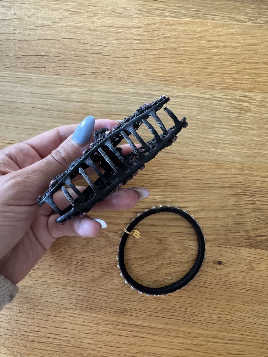 Haarschmuck: Haarspange & Haargummi Set mit Strass – Neu (gemäss Beschreibung) aus Bremgarten AG von val_ch 2