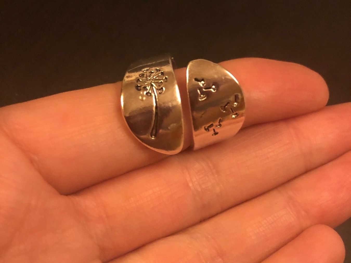 Ringe: Ring mit Löwenzahn (One Size) / Nr.10 – Neu (gemäss Beschreibung) aus Gams von Mariawicca 4