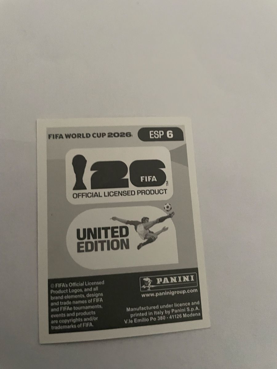 Panini Carte collezionabili: FIFA WM 2026 Pedro Porro ESP 6 – Nuovo (secondo la descrizione) da Winterthur venduto da Cobraforce 1