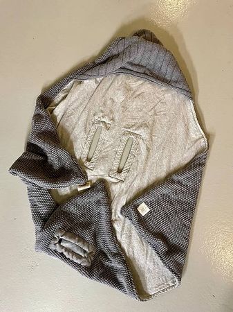 LÄSSIG Baby Strickdecke für Babyschale