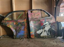 Dekorative Packard Karrosserie Teile Vintage Kunst