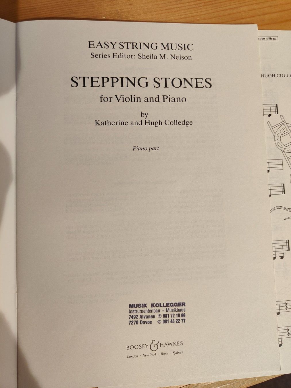 Bücher: Noten Violine/ Geige 47 Piece for Beginner – Neu und originalverpackt aus Davos-Platz von musikhauskollegger 2