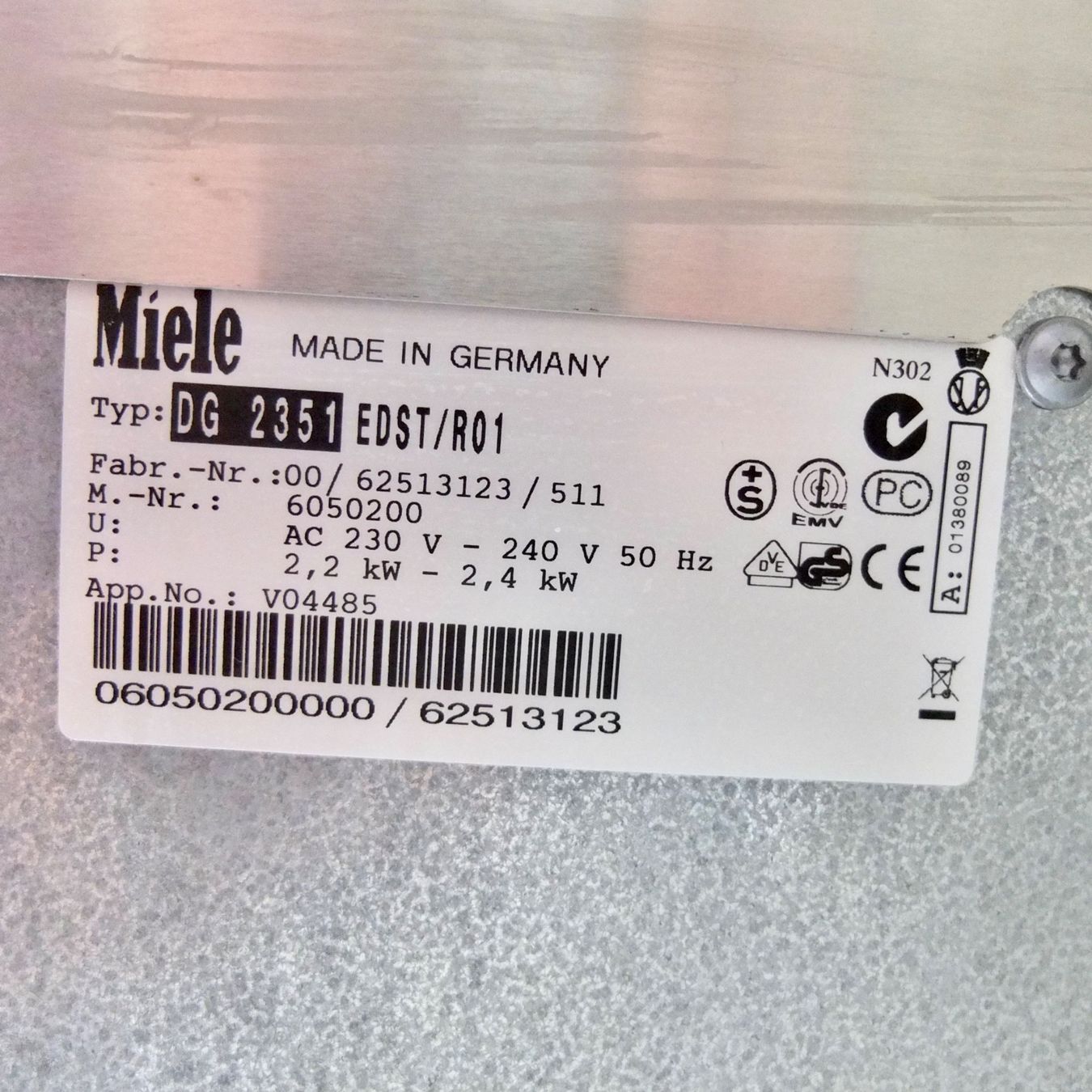 Miele Elettrodomestici da cucina: Miele Dampfgarer DG 2351 EDST/R01 – Usato da Basel venduto da Brocki-auf-dem-Wolf 9