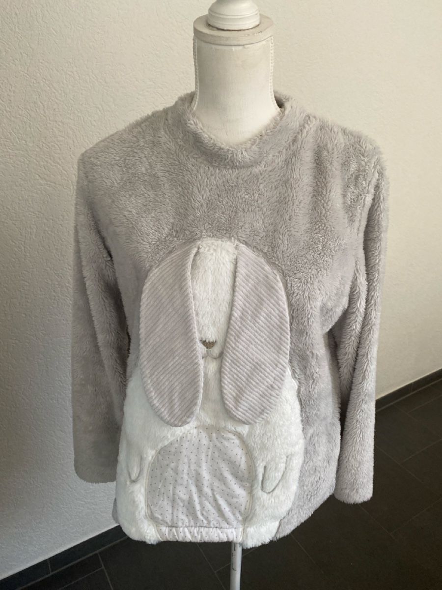 Oysho Maglioni & Felpe: Oysho Pullover Plüsch Hase grau Grösse S  – Usato da Homberg b. Thun venduto da Homata 3