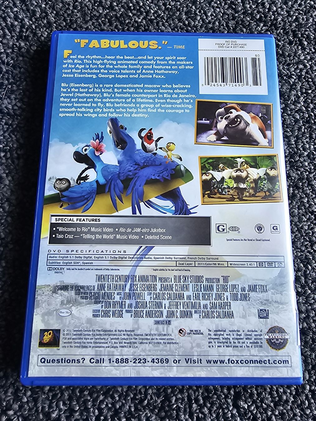 Tutti i DVDs: DVD Rio (20203) – Usato da Ruswil venduto da jan_bxl5 1