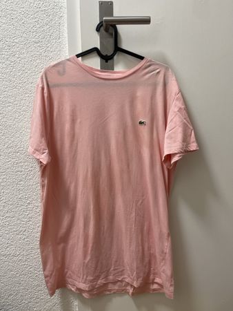 Lacoste Herren T-Shirt, Grösse L, Rosa, Top Zustand!