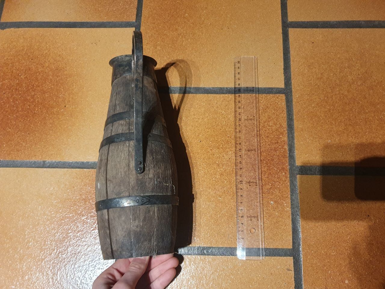 Karaffen: Carafe bois vintage tonneau – Gebraucht aus Bernex von Mardone 2
