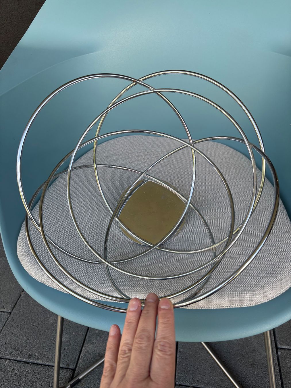 Altro per la casa: Post-modern chrome fruit basket from Wireworks London – Usato da Steinhausen venduto da ChromeVintage 6