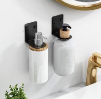 Wall-mounted soap bottle holder - set of 4 - NEW
