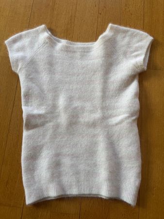 Weisses Angora Top