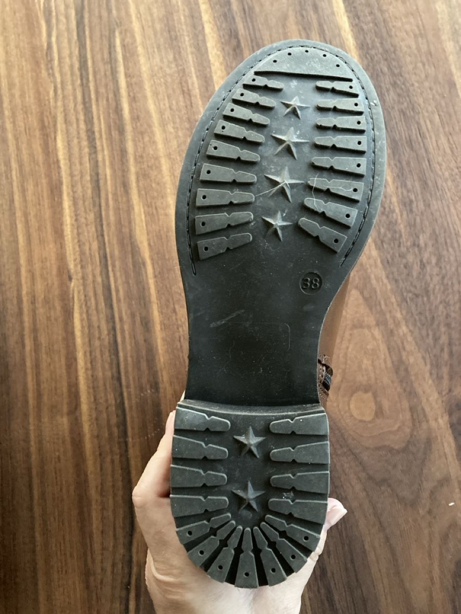 Scarpe da uomo: Braune Lederstiefeletten Gr.38 – Nuovo (secondo la descrizione) da Muhen venduto da Marlene15 1