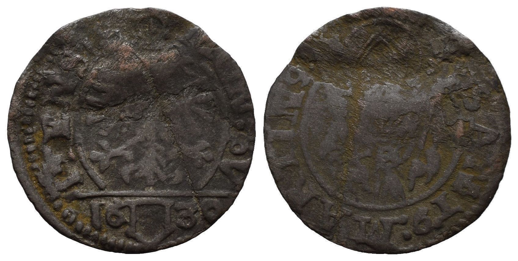 Alle Münzen: Schwyz Schilling 1630  /3428 – Gebraucht aus Trimbach von Solothurn1