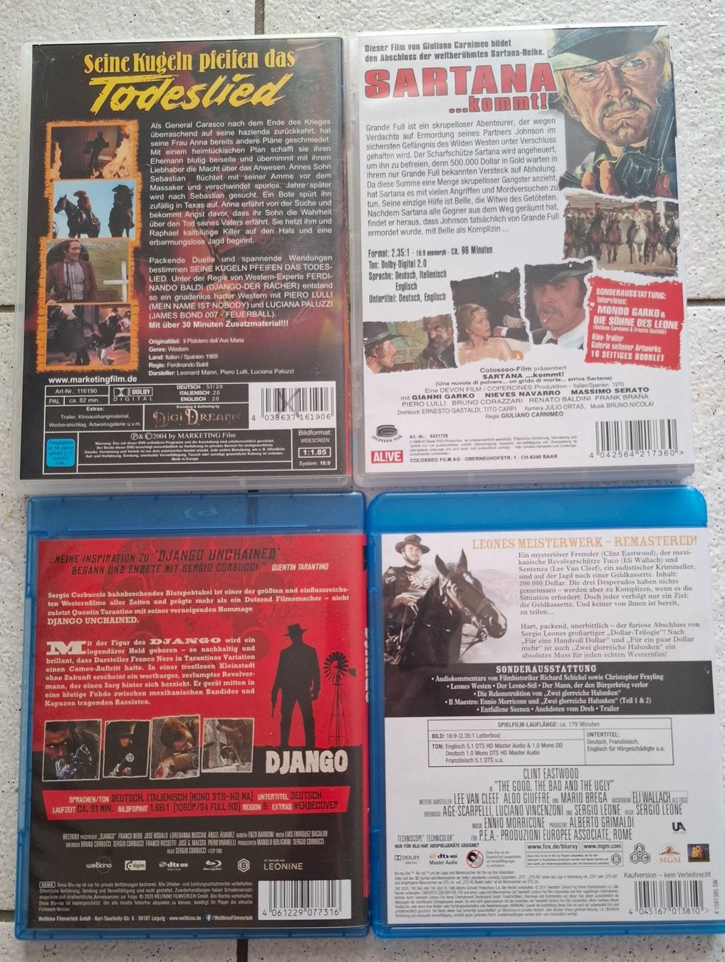 Tutti i DVDs: Italo-Western auf DVD und Blu-Ray – Nuovo (secondo la descrizione) da Riehen venduto da DVD-Palace 1