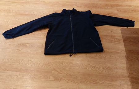 Warme Winter-Fleecejacke, Dunkelblau, Grösse L- Top Zustand