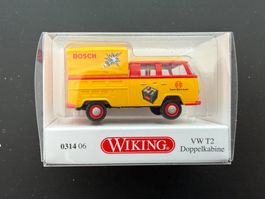 VW Bus Typ 2 T2 Doka Bosch Wiking H0 1/87 OVP NEU
