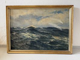 Altes Ölgemälde Meer