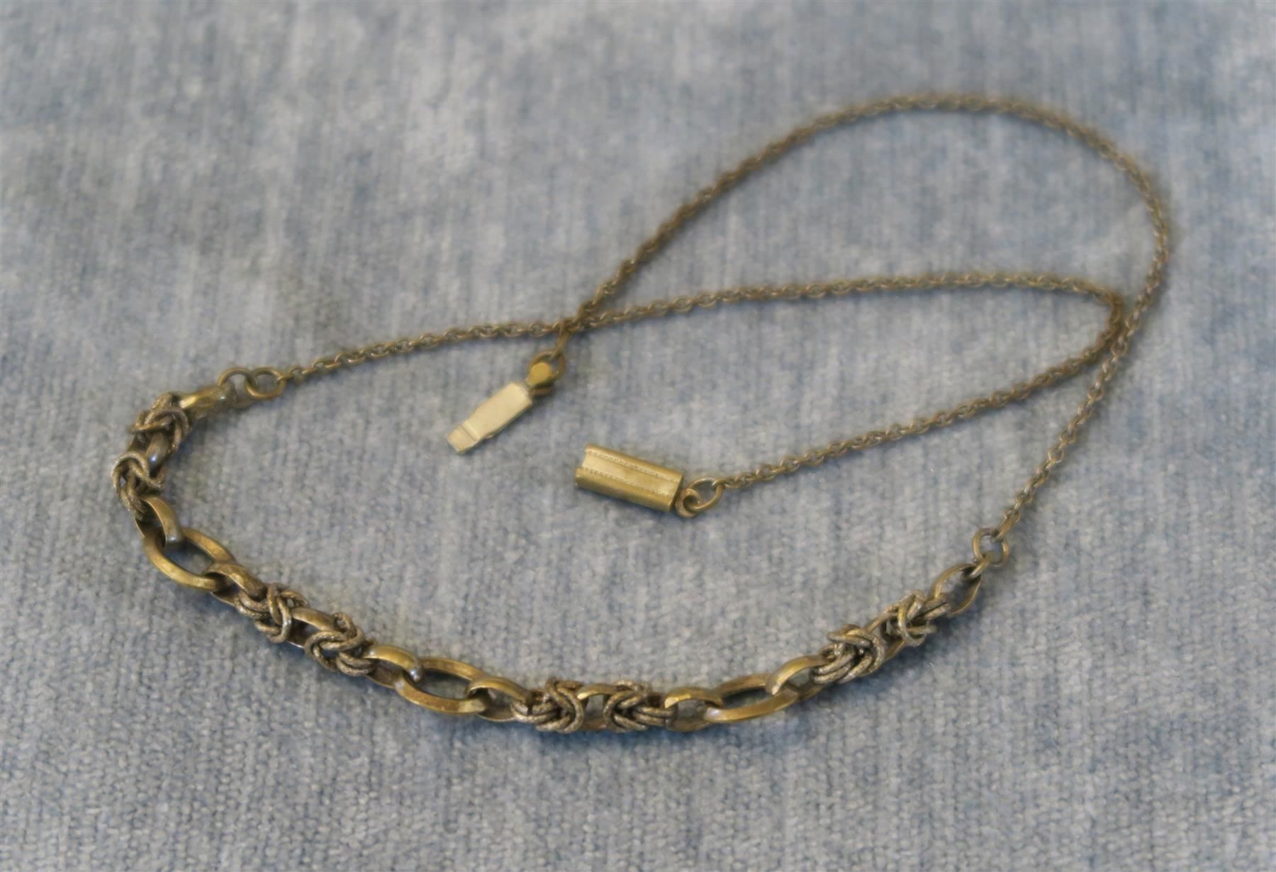 Catenine: Anker/Königs Kette messingfarbig – Usato da Brittnau venduto da marlenestone 1