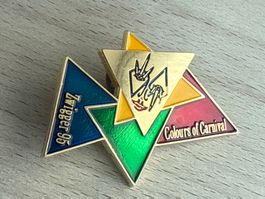Pin Guggenmusig "Zwigger 95 Colours of Carnival"